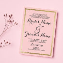Search for pink border wedding invitations Classic