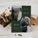 Search for forest green save the dates Modern
