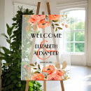 Search for orange wedding posters Simple minimalist