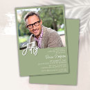 Search for green 50th birthday invitations Minimal