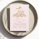 Search for princess 7th birthday invitations Girls