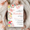 Search for bright floral bridal shower invitations Stylish