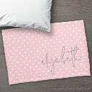 Search for pink polka dot pillowcases Girly