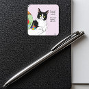 Search for black tuxedo cat stickers Black and white