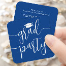 Search for blue mini invitations Graduate