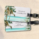 Search for palm tree luggage tags Sea