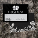 Search for halloween rsvp cards Black and white
