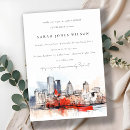 Search for cityscape invitations Modern elegant