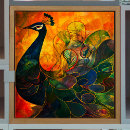 Search for peacock tissue paper Vintage