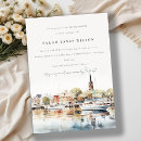 Search for boat bridal shower invitations Watercolor