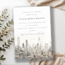 Search for new york city invitations Watercolor