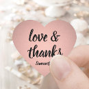 Search for rose gold love stickers Love and thanks