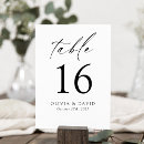 Search for table cards Number
