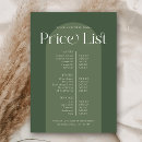 Search for price lists Beauty salon