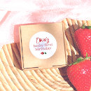 Search for first birthday party stickers Strawberry