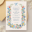 Search for cotton wedding invitations Spring summer fall