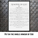 Search for armour of god posters Bible verse