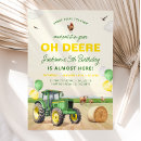 Search for green tractor birthday invitations Kids birthday party