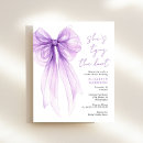 Search for inexpensive bridal shower invitations Purple