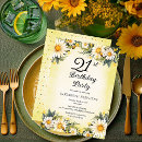 Search for floral 21st birthday invitations 21 years old