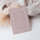 Search for pink and white wedding invitations Vintage