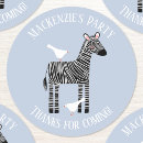 Search for zebra print thank you stickers Blue