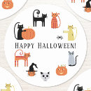 Search for autumn cat stickers Spooky