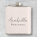 Search for bridesmaids flasks Blush pink