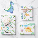 Search for dino wrapping paper Boy