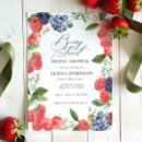 Search for blue red bridal shower invitations Watercolor