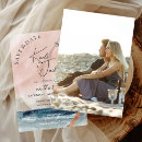 Search for palm tree save the dates Sunset