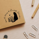 Search for cat books rubber stamps Simple
