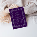 Search for plum wedding invitations Elegant