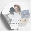 Search for funeral service stickers Forever in our hearts