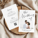 Search for romance wedding invitations Black and white
