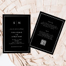 Search for all black invitations Elegant