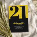 Search for yellow invitations Minimalist
