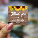 Search for rustic floral baby shower stickers Wood