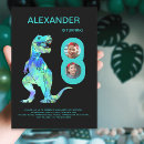 Search for scary dinosaur invitations For kids