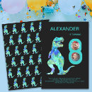 Search for scary dinosaur invitations For kids