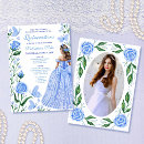 Search for blue butterfly quinceanera invitations Princess