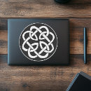 Search for black celtic knot stickers White