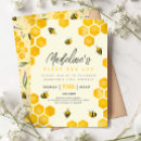 Search for bee day birthday invitations Honeycomb