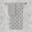 Search for polka dot bath towels Grey