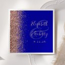 Search for royal blue wedding napkins Chic