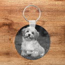 Search for black and white dog key rings Create your own