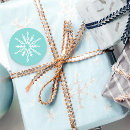 Search for teal snowflake stickers White