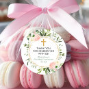 Search for gold baptism stickers Eucalyptus