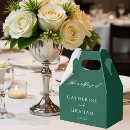 Search for emerald wedding favour boxes Modern