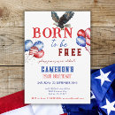 Search for american pride invitations Red white blue